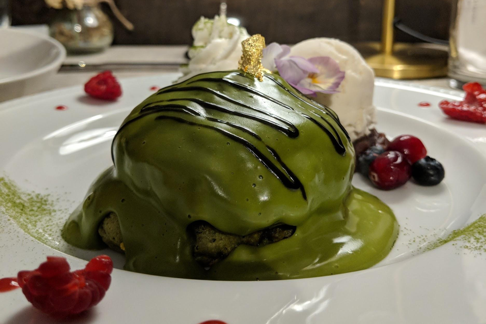 Picture of matcha pancakes